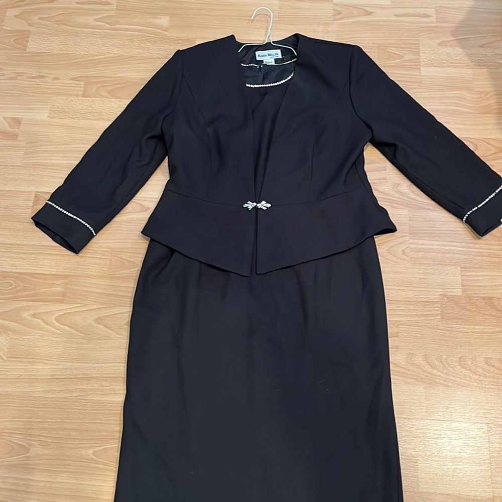 Karen Miller Dress with Jacket Size 12